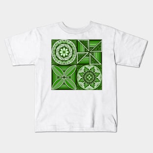 Tapa patchwork - forest Kids T-Shirt